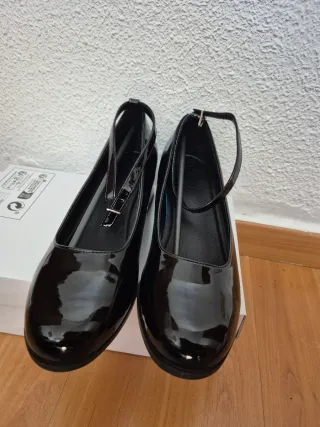 Zapatos Mary Jane Charol Negro - Cucco Dollmod -