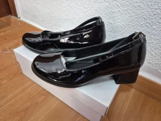 Zapatos Mary Jane Charol Negro - Cucco Dollmod -