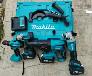 Set Herramientas Makita Taladro Rotomartillo Amola