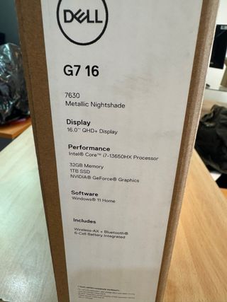 Portatil Gaming Dell G7 16