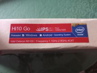 Tablet 2 en 1 Windows Negra