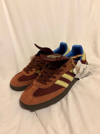 Adidas x Wales Bonner Samba Marrones/Amarillas
