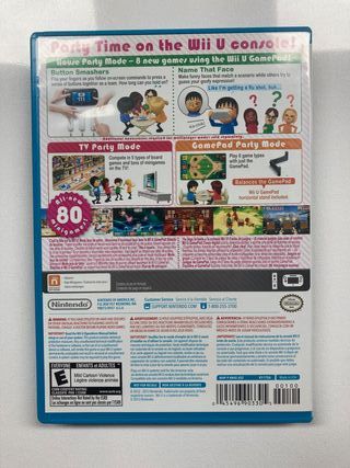 Lote de 2: Wii U Just Dance 4 y Wii Party U