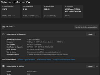 Lenovo IdeaPad 5 Ryzen 7 16GB RAM + SSD + 1TB Alum