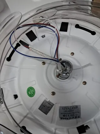 Plafoniera Ventilatore VIVALAMP 48W