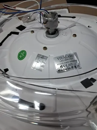 Plafoniera Ventilatore VIVALAMP 48W