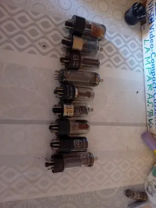 Lote 9 Válvulas Radio Antiguas