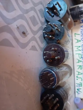 Lote 9 Válvulas Radio Antiguas