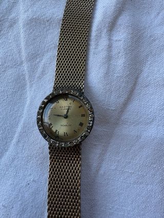 Reloj Nastrix Oro Cristales Diamantes