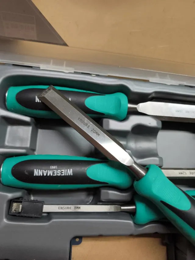 Juego de 4 formones WIEBERMANN