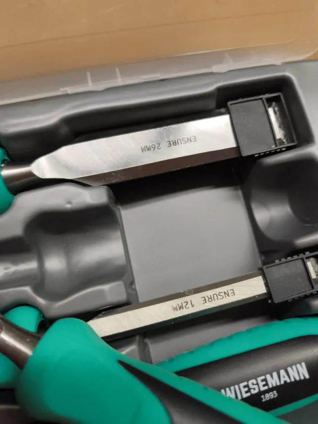 Juego de 4 formones WIEBERMANN