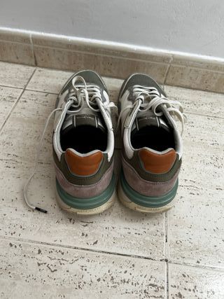Zapatillas Pepe Jeans verdes y blancas