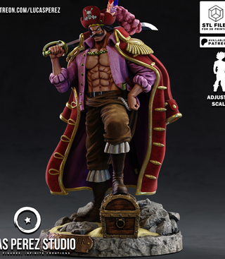 Figura Resina Gold D. Roger One Piece