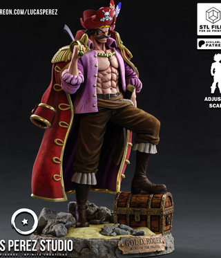 Figura Resina Gold D. Roger One Piece