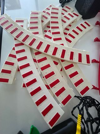 Scalextric: Lote pistas, mandos y transformador