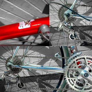 Bicicleta de Carretera Altec Campagnolo Roja