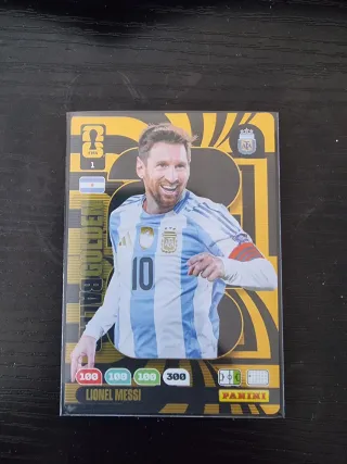 Carta Panini Messi Golden FIFA 2026