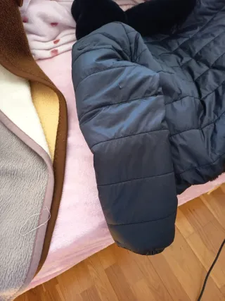 Pluma Chaqueta Negra REVERSIBLE