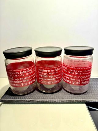 Lote 3 Botes Cocacola Cristal