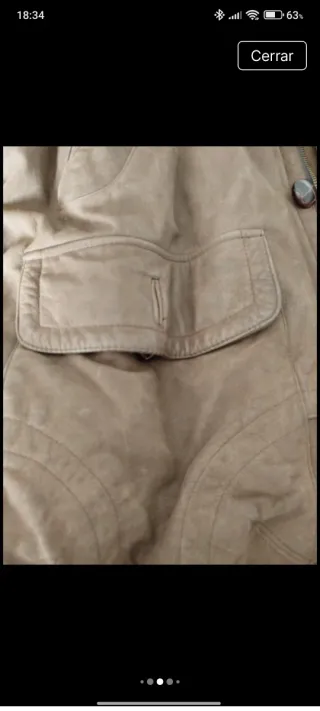 Abrigo de ante CORTEFIEL Talla l,xl