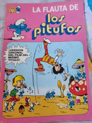 Comic Los Pitufos "La flauta de los pitufos" 1979