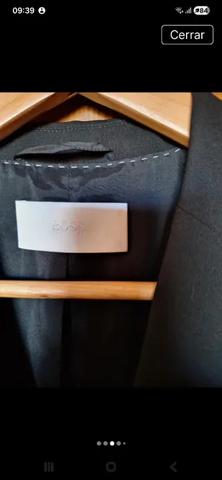 Blazer negro Boss mujer