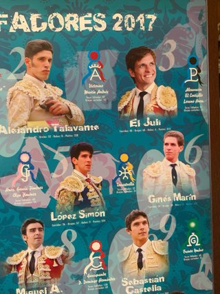Dos Carteles Triunfadores Tauromaquia 2019 y 2017
