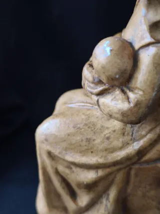 Virgen con Niño Escayola Olot 16cm Vintage