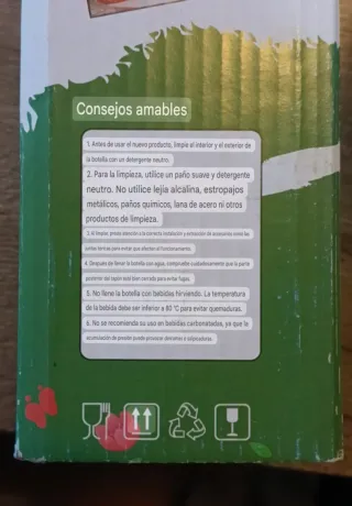 Botella de agua 450ml