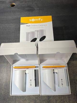 Pack 2 Cámaras Exteriores Somfy con Sirena