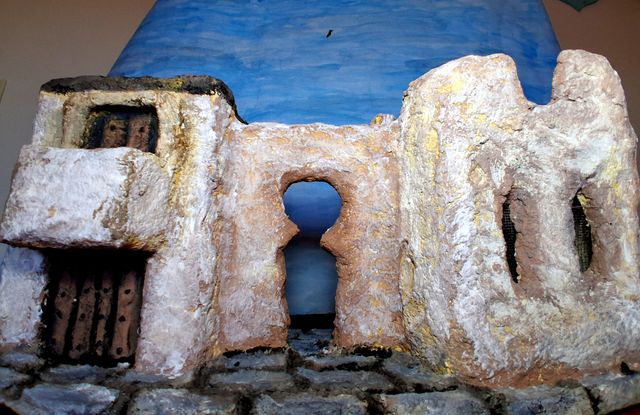 Casas hebreas para Pesebre Belén de Navidad