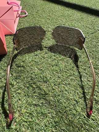 Gafas Miu Miu Lila Doradas