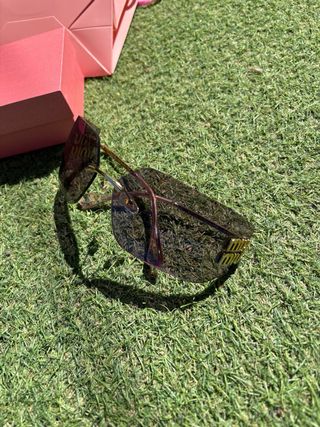 Gafas Miu Miu Lila Doradas