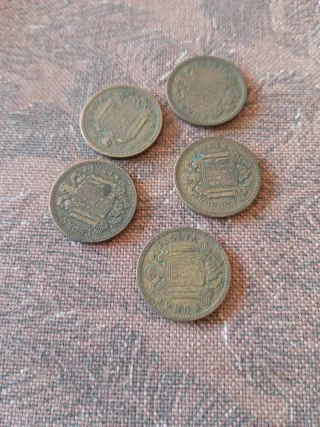 Lote 5 Monedas Pesetas España