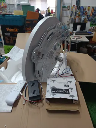 Plafoniera con ventilatore VALAMP