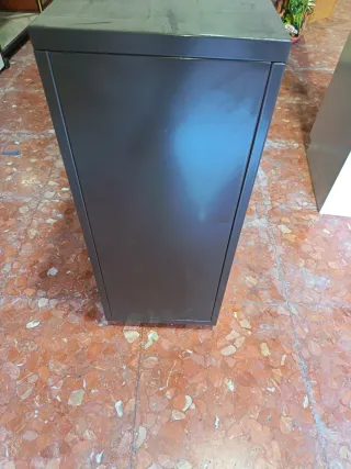 Archivador Metálico gris 6 cajones,con ruedas