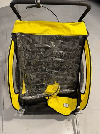 Carro remolque bici 2 plazas convertible