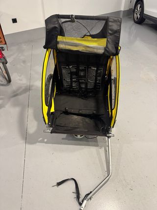 Carro remolque bici 2 plazas convertible