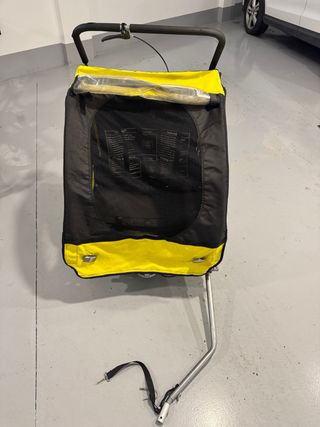 Carro remolque bici 2 plazas convertible