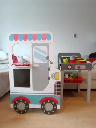 Cocina/Barbacoa Juguete Madera