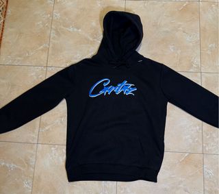 Sudadera Negra con Capucha Estilo Streetwear