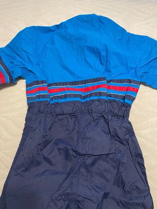 Mono impermeable moto azul y marino