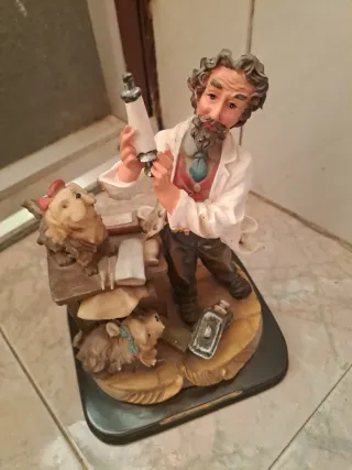Figura Coleccionista Veterinario y Perros