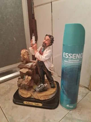 Figura Coleccionista Veterinario y Perros