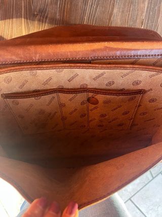 Borsa pelle Dionigi marrone vera pelle