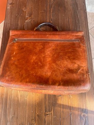 Borsa pelle Dionigi marrone vera pelle