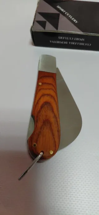 Tranchete JKR Hoja Curva Madera