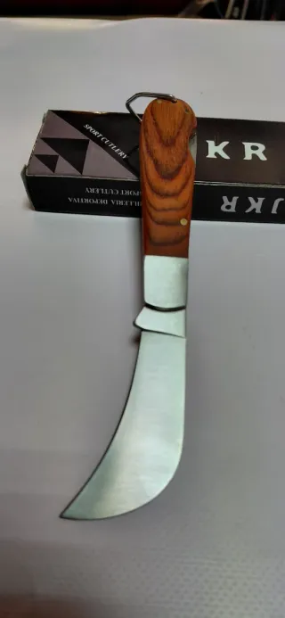 Tranchete JKR Hoja Curva Madera