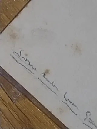 CUBISMO Dibujo antiguo firmado RETRATO A LAPIZ