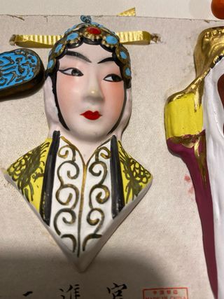 Maschere Teatro Cinese Miniatura